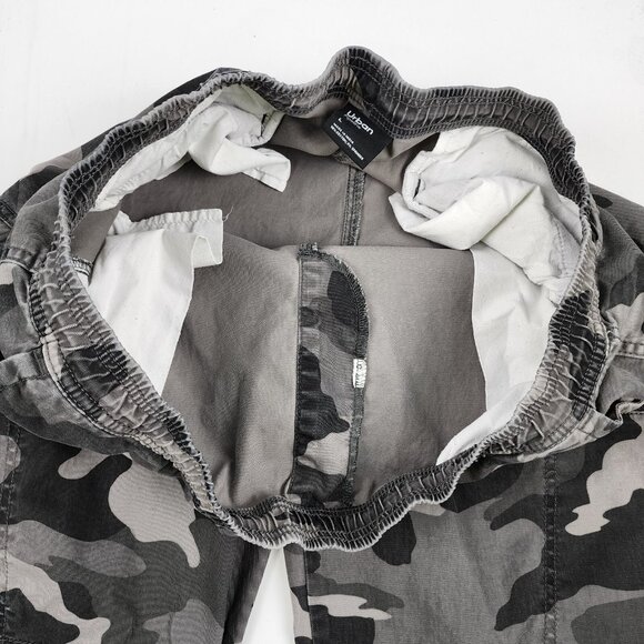 Urban Pipeline Pants Mens Large Gray Camo Cargo Joggers Elastic Waist (34x29) - Picture 5 of 9